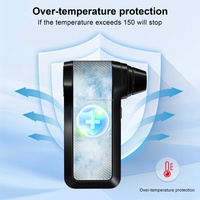 Souffleur portatif puissant SDFM, dépoussiéreur à air comprimé, pistolet à air comprimé, outil de nettoyage, batterie 12210mAh, autonomie de 2,5 heures