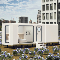 2025 Capsule spatiale moderne de luxe de 4m Capsule modulaire préfabriquée Petite maison Capsule spatiale pour maison mobile pour hôtel et villa