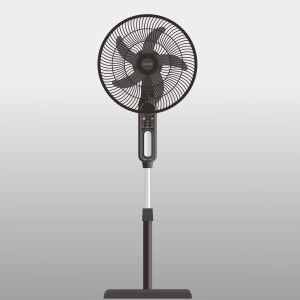 Ventilateur solaire intelligent rechargeable de haute qualité de 16 pouces avec batterie incluse DY-218YK Ventilateur solaire et rechargeable - Product Image 2