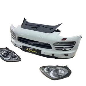 Piezas usadas de alta calidad para Porsche Cayenne parachoques delantero rejilla capó actualización excelente parachoques de coche - Product Image 2