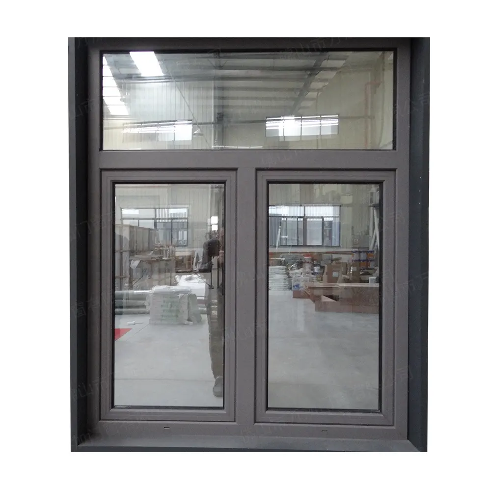 China Großhandel Fenster hersteller Grills Design 48x60 Fenster Flügel Aluminium Fenster Hurricane Impact Fenster