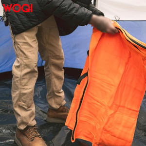 Forro para saco de dormir Woqi de 200x75 cm, forro polar naranja, ligero, para acampar, hacer senderismo, viajar y mochilear. - Product Image 1