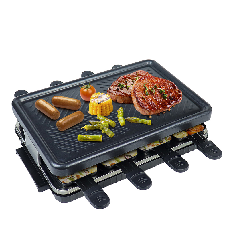 Klarstein Barbecue Elettrico, Griglia Elettrica Senza Fumo, Piastra