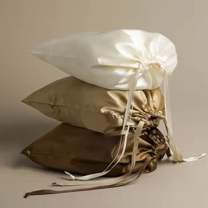 Biểu Tượng Tùy Chỉnh <span class=keywords><strong>Satin</strong></span> Dây Kéo Túi Nước Hoa Quần Áo Túi Bụi Và Đồ Trang Sức Pouch Đối Với Quà Tặng Bao Bì - Product Image 5