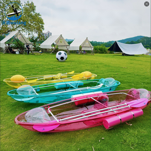 Canoë <span class=keywords><strong>rigide</strong></span> transparent en PC de 3,36 m pour 2 personnes, idéal pour les séances photo de mariage, les sites panoramiques et la navigation en eau. - Product Image 1