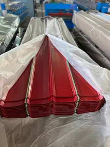צבע פלדה גלי גג גיליון מגלוון z80 אריחי קירוי מתכת מודרניים ppgi צבע גלי גג פלדה גיליון פלדה