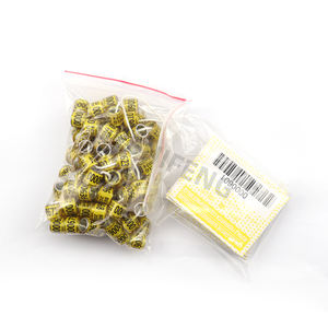 Anneaux de <span class=keywords><strong>pigeon</strong></span> Diamètre intérieur 8mm Hauteur 10.3mm Anneaux de <span class=keywords><strong>pigeon</strong></span> Bandes <span class=keywords><strong>2023</strong></span> Anneau Fci de couleur verte - Product Image 5