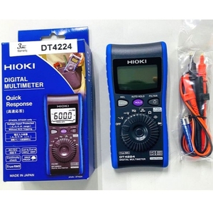 มัลติมิเตอร์ดิจิตอล HIOKI รุ่น DT4224 สามารถแสดงผลได้สูงสุด 6000 หน่วย และมีฟังก์ชันวัดค่าความต้านทานและฟังก์ชันตรวจจับแรงดันไฟฟ้า - Product Image 1
