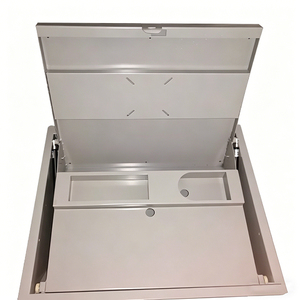 Bureau multimédia populaire avec écran LCD relevable, <span class=keywords><strong>système</strong></span> de levage sécurisé et verrouillable pour ordinateur, clavier et souris, idéal pour le bureau - Product Image 3