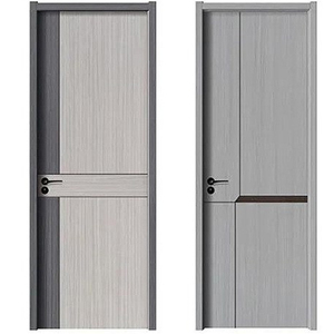 Xhwood Đơn Giản Chất Lượng Cao Sang Trọng Thiết Kế Phòng Tắm Nhập Bằng Gỗ Melamine Kết Thúc Pivot Nội Thất Cửa - Product Image 1