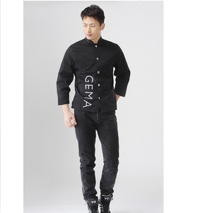 Vêtements de Chef à manches longues, uniforme de <span class=keywords><strong>cuisine</strong></span> de Restaurant, manteau de Chef, veste de travail de serveur, uniforme professionnel, tenue de salopette - Product Image 2