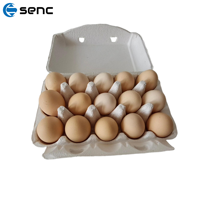 Barquettes à œufs écologiques en pâte de papier recyclé, 4 à 30 alvéoles, emballage biodégradable pour œufs de poule, prix usine, vente en gros personnalisée