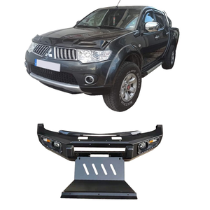 Defensa Delantera Tumbaburros sin Aro Ultimate Guard para Mitsubishi Triton <span class=keywords><strong>L200</strong></span> 2006-2014 Kit de Carrocería Facelift Conversión de Parachoques - Product Image 2