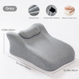 YUE RISE Almohada <span class=keywords><strong>de</strong></span> suelo versátil para parejas, con soporte para piernas y cojín para espalda, <span class=keywords><strong>de</strong></span> espuma viscoelástica, para lectura en cama y intimidad, al por mayor - Product Image 5