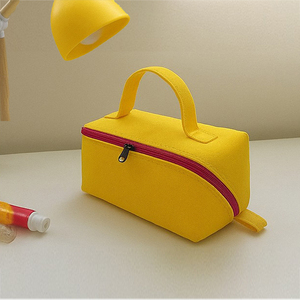 Индивидуальный логотип, женская мода, открытый плоский макияж, органайзер для туалетных принадлежностей, водонепроницаемая косметичка из искусственной кожи с застежкой-молнией - Product Image 3