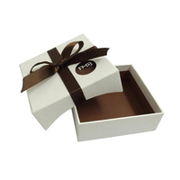 Boîte cadeau rigide en papier pour chocolats, desserts, bougies et rubans – Ventes flash usine