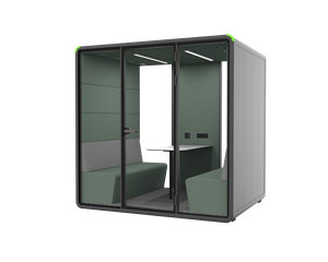 Cabine de bureau modulable en gros, cabine de réunion mobilisée 4 places, cabine de bureau mobile pour l'intimité avec haute réduction du bruit pour immeuble de bureaux - Product Image 3