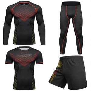 Équipement de combat personnalisé de haute qualité, rashguard, compression, t-shirt de Jiu-Jitsu, MMA, BJJ, vente en gros, boxe, arts martiaux, adultes - Product Image 3