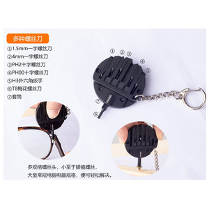 Supuer Dao Bỏ Túi Gấp Hình Đồng Xu Mới 2023 Kèm Cờ Lê Tua Vít Móc Khóa - Product Image 5