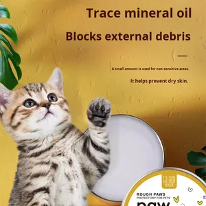 Crema Moderna y Ecológica para el Cuidado de las Patas de Perros con Aceite Mineral, 60g, para Almohadillas Secas y Agrietadas y Masaje de Patas para Perros, Gatos y Otros Animales, Sin Perfume - Product Image 4