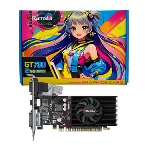 รามสตา นิว GT730 4GB DDR3 5000MHz 1710MHz โปรไฟล์ต่ำขนาดเล็กสำหรับเวิร์กสเตชันการ์ดกราฟิกเอาต์พุต DP การ์ดกราฟิก PCI - Product Image 1