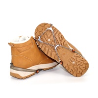 Crampons antidérapants en silicone pour chaussures, 6 dents, pour la randonnée en neige et l'escalade en extérieur
