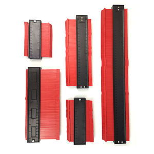 Alat pertukangan templat instan, alat pengukur kontur plastik untuk tanda bentuk - Product Image 1