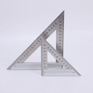 Hochwertiges Layout-Werkzeug Edelstahl <span class=keywords><strong>Carpenter</strong></span> Square Genaues Holzbearbeitungs-Messwerk zeug Triangle Set Square - Product Image 3