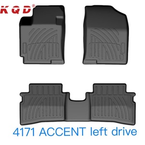 TPO Car Rear Tray Mats Car Rear Trunk Tray Auto Carpet Trunk Mat Car Boot Mats for Hyundai Accent Sedan 2016 - Product Image 2