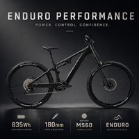 Cadre de VTT à suspension intégrale en fibre de carbone personnalisé pour Bafang M560 OEM EMTB, assemblage de vélo complet