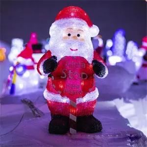 Nuova decorazione di illuminazione per Festival impermeabile all'aperto luci natalizie di babbo natale