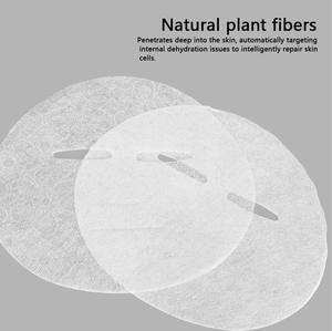 Y128 OEM Özel Tasarım Dantel Kemik Kolajen Peptitli Dondurarak Kurutulmuş İpek Değerli Katı Kuru Toplu Yüz Bezi Kağıt Yüz Maskesi Malzemesi - Product Image 4