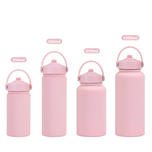 <span class=keywords><strong>Bouteille</strong></span> d'eau de sport en <span class=keywords><strong>acier</strong></span> inoxydable avec base antidérapante Fond en caoutchouc antidérapant de 350ml pour un placement stable dans le <span class=keywords><strong>casier</strong></span> de la salle de sport - Product Image 3