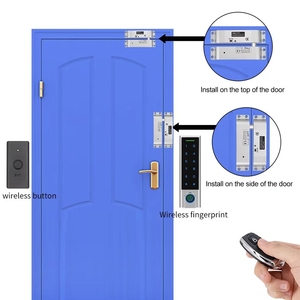 Serrature per Porte Senza Chiave Secukey, Telecomando Wireless 433 Mhz, Serratura Invisibile Antifurto, Controllo Accessi Remoto - Product Image 2