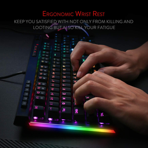 Teclado mecánico para juegos <span class=keywords><strong>Redragon</strong></span> K580 VATA RGB, interruptores azules, teclado para juegos intercambiable en caliente con controles multimedia dedicados - Product Image 6