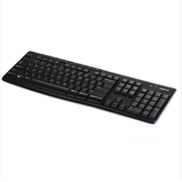 Teclado Inalámbrico K270 Plug and Play de Tamaño Completo para PC, Portátil y Escritorio, OEM, Logotipo Personalizado, Venta al Por Mayor