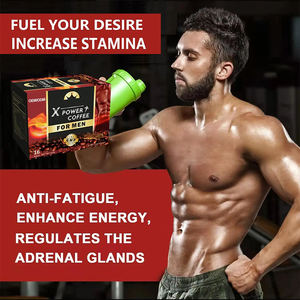 Man X Power Coffee Etiqueta privada Maca negra instantánea Herbal Infused Energizing Healthy Male Caffeinateds <span class=keywords><strong>Polvo</strong></span> <span class=keywords><strong>de</strong></span> grado alimenticio <span class=keywords><strong>en</strong></span> caja - Product Image 5