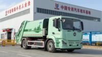 Camion à ordures compacteur entièrement électrique 4x2 automatique de 18 tonnes
