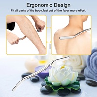 Outil de massage facial en acier inoxydable de qualité supérieure, fabrication OEM