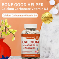 OEM ODM Capsule de calcium, magnésium, zinc et vitamine D3, Calcium liquide, Vitamine D en gélule molle