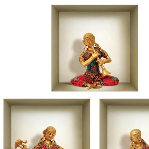 Anna nicchia 3D quadrato Peel and Stick decalcomanie da parete Set di tre HMS Design contemporaneo per la casa o l'arredamento dell'ufficio - Product Image 3
