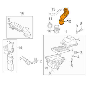 Tuyau de rechange (aucun d'origine) pour <span class=keywords><strong>Mazda</strong></span> <span class=keywords><strong>323</strong></span> BJ Premacy CP 1.8L 2.0L FP4713220A Tuyau d'admission d'air FP4713220A - Product Image 5