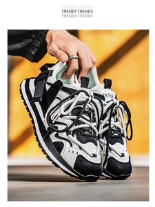 Chaussures de course légères et respirantes pour hommes, nouvelle tendance, antidérapantes, imperméables, design ergonomique, style marche, semelle en caoutchouc - Product Image 2