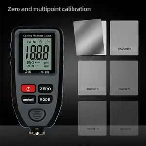 HEDAO TC00 spessimetro rivestimento automobilistico 0.1 Micron/0-1300 in acciaio inox <span class=keywords><strong>Pin</strong></span> Tester pellicola per rivestimento auto - Product Image 2