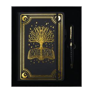 Yisan colorato <span class=keywords><strong>albero</strong></span> <span class=keywords><strong>della</strong></span> <span class=keywords><strong>vita</strong></span> diario personalizzato A5 cartonato con stampa di Logo 224 pagine regalo con penna e scatola - Product Image 2