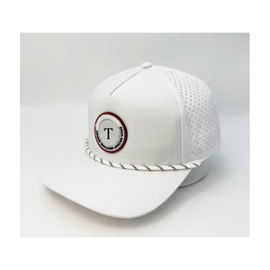 Custom 100% Cotton Lace <b>Baseball</b> <b>Cap</b> 3D Embroidery Rubber Logo 5-6 Panel Curved Brim Waterproof for Sport Golf Outdoor Events - Product Image 1