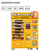 Distributeur automatique de pièces/cartes de crédit/QR/distributeur automatique de jouets en libre-service personnalisé pour centre commercial, SDK, fabrication