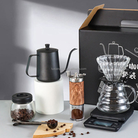 Ensemble de préparation de café tout-en-un pour la maison et les voyages, coffret cadeau de café haut de gamme, kit de préparation de café artisanal