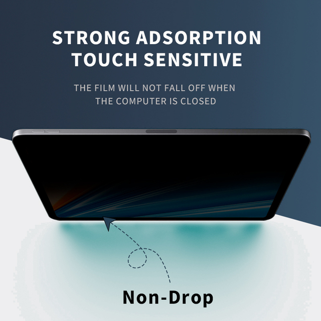 New Design Ultra-Thin 360 Degree Anti-Spy Privacy Screen Protector HD Clear Anti-Fingerprint High Transparent 4-Way Guard