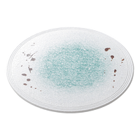 Ensemble d'assiettes rondes en mélamine, plastique de qualité alimentaire, grand plat de service, assiette à pizza, assiette à steak, plateau empilable pour restaurant et maison